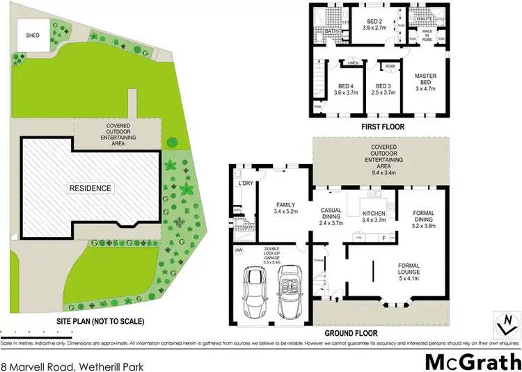Floorplan of Homely house listing, 8 Marvell Road, Wetherill Park NSW 2164
