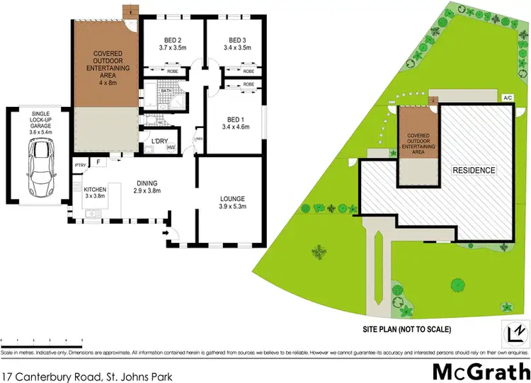 Floorplan of Homely house listing, 17 Canterbury Road, St Johns Park NSW 2176