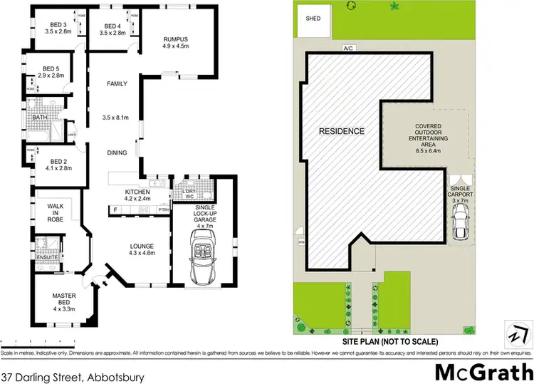 Floorplan of Homely house listing, 37 Darling Street, Abbotsbury NSW 2176