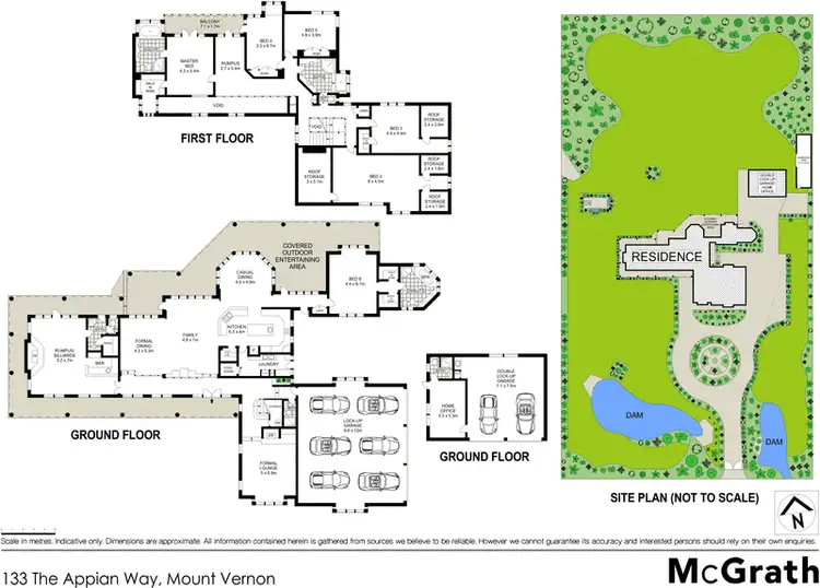Floorplan of Homely house listing, 133 The Appian Way, Mount Vernon NSW 2178