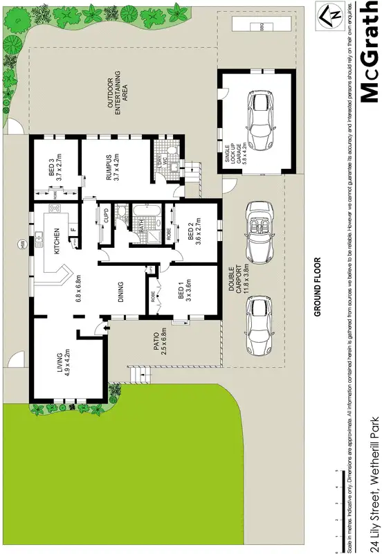 Floorplan of Homely house listing, 24 Lily Street, Wetherill Park NSW 2164