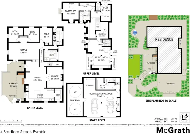 Floorplan of Homely house listing, 4 Bradford Street, Pymble NSW 2073