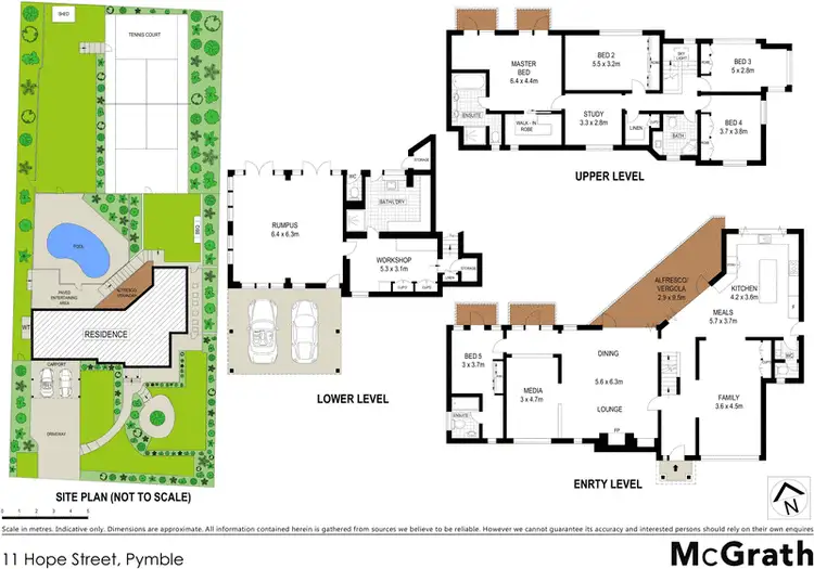 Floorplan of Homely house listing, 11 Hope Street, Pymble NSW 2073