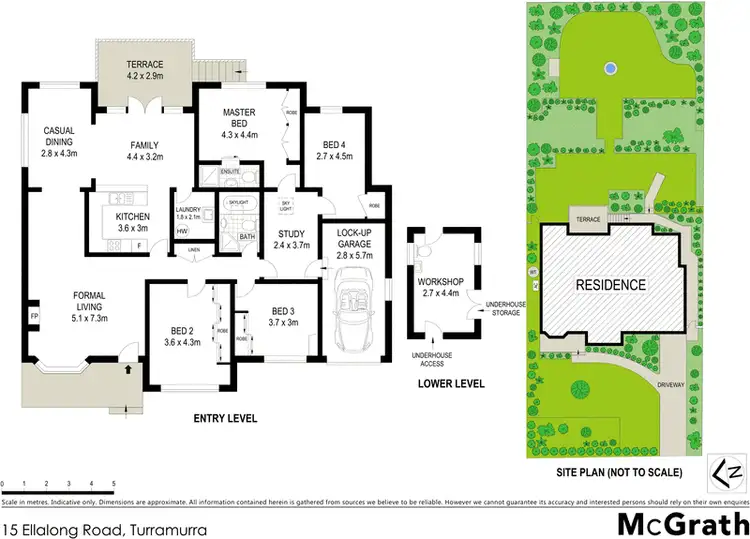 Floorplan of Homely house listing, 15 Ellalong Road, Turramurra NSW 2074