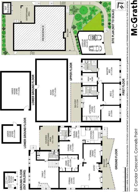 Floorplan of Homely house listing, 31 Condor Crescent, Connells Point NSW 2221