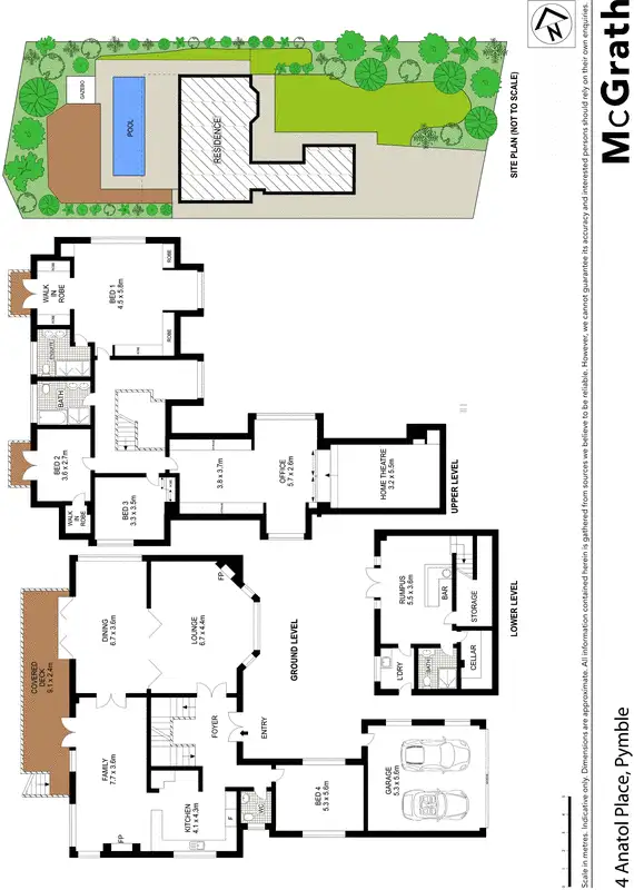 Floorplan of Homely house listing, 4 Anatol Place, Pymble NSW 2073