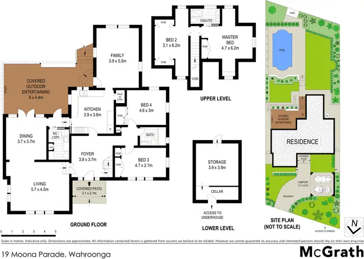 Floorplan of Homely house listing, 19 Moona Parade, Wahroonga NSW 2076