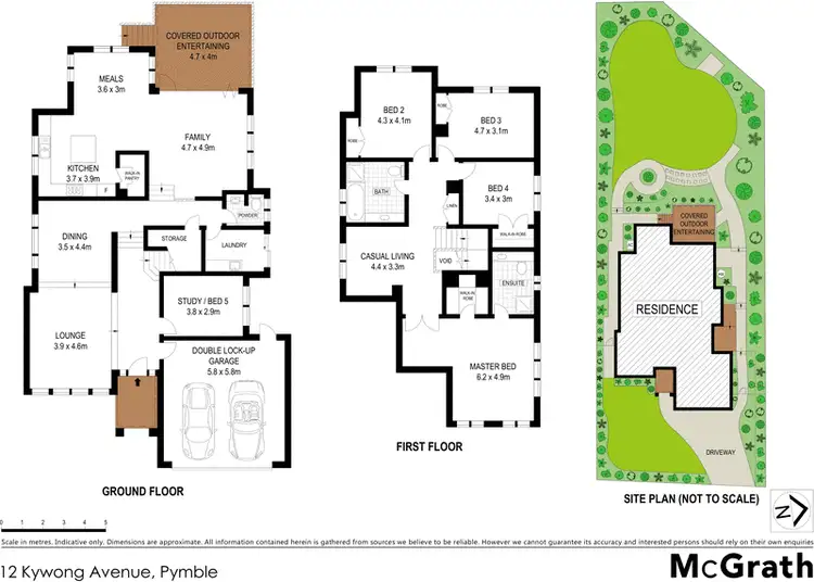 Floorplan of Homely house listing, 12 Kywong Avenue, Pymble NSW 2073
