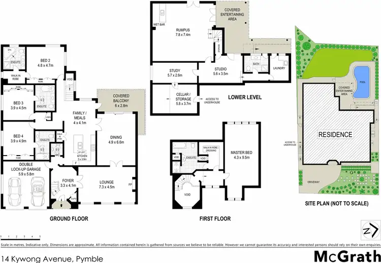 Floorplan of Homely house listing, 14 Kywong Avenue, Pymble NSW 2073