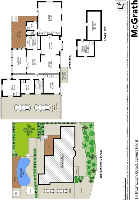 Floorplan of Homely house listing, 10 Thompson Road, Speers Point NSW 2284