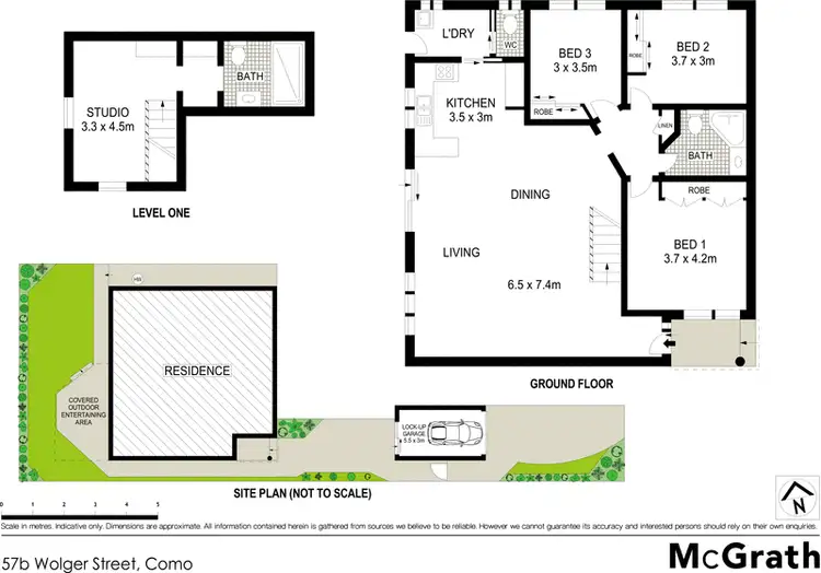 Floorplan of Homely townhouse listing, 57B Wolger Street, Como NSW 2226