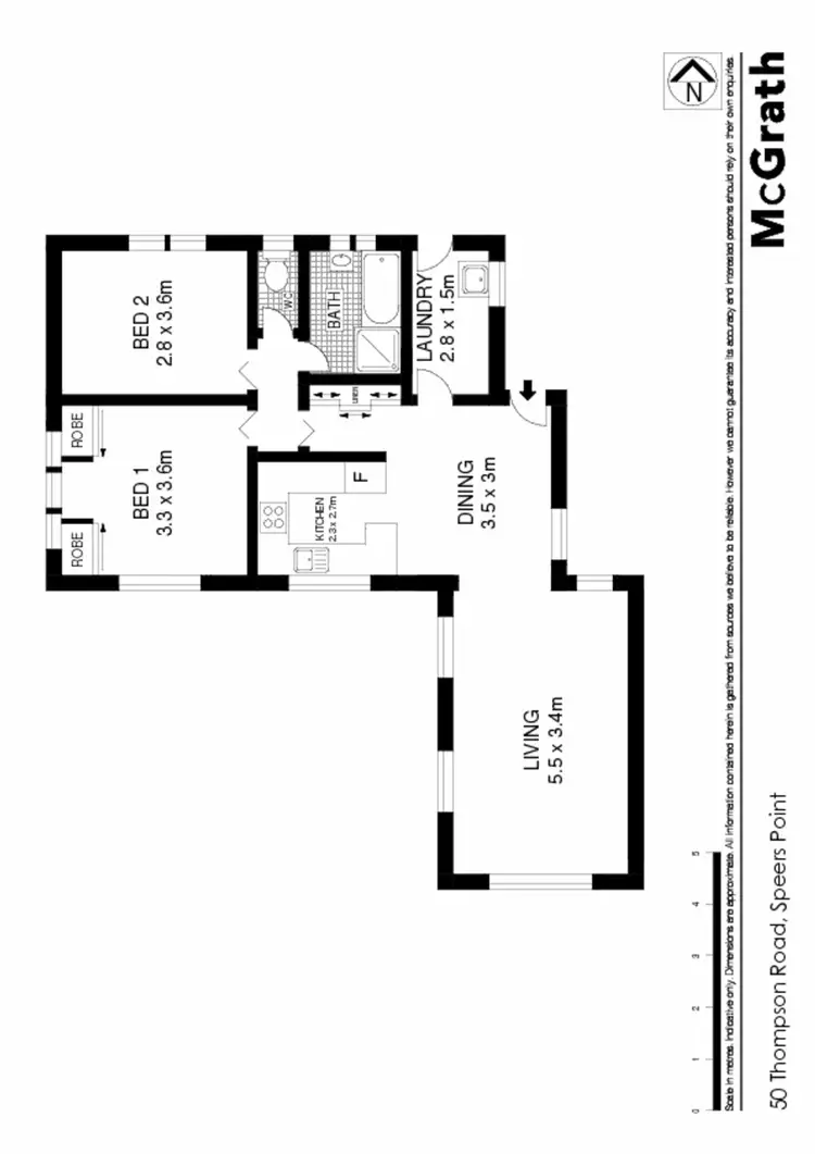 Floorplan of Homely house listing, 50 Thompson Road, Speers Point NSW 2284