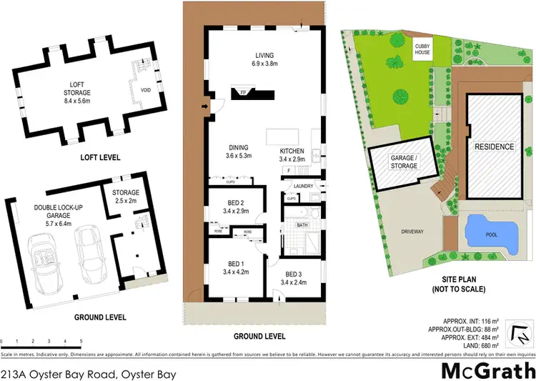 Floorplan of Homely house listing, 213A Oyster Bay Road, Oyster Bay NSW 2225