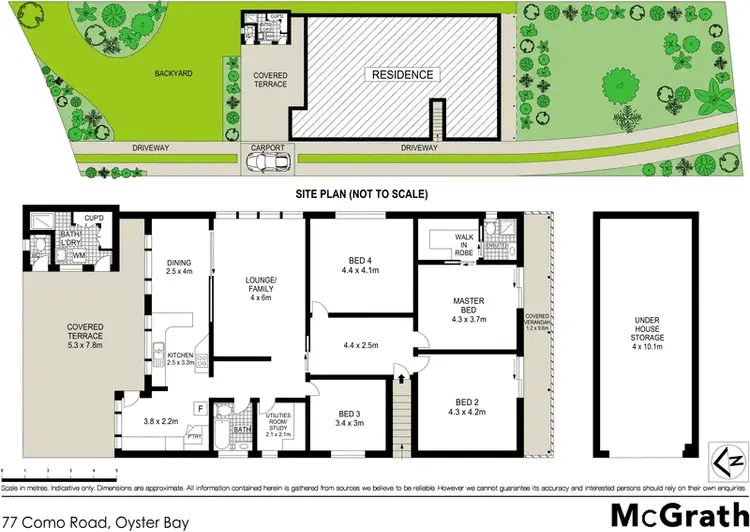 Floorplan of Homely house listing, 77 Como Road, Oyster Bay NSW 2225