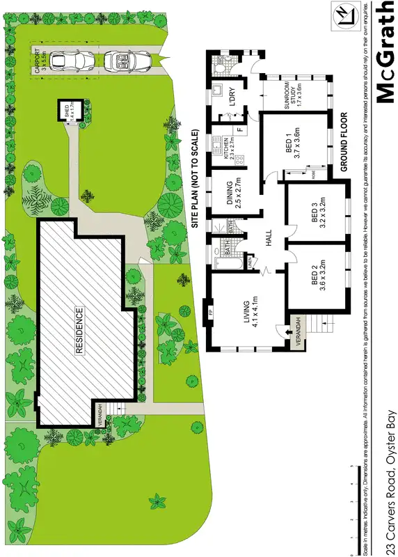 Floorplan of Homely house listing, 23 Carvers Road, Oyster Bay NSW 2225