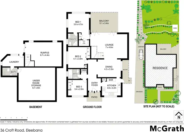 Floorplan of Homely house listing, 36 Croft Road, Eleebana NSW 2282