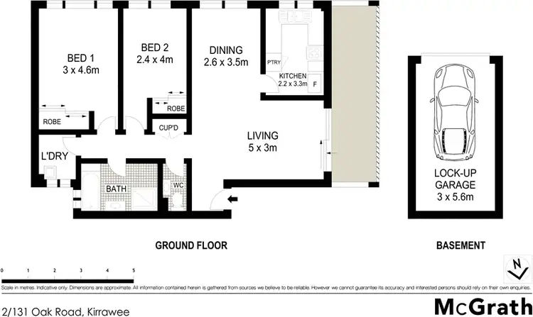 Floorplan of Homely apartment listing, 2/131 Oak Road, Kirrawee NSW 2232