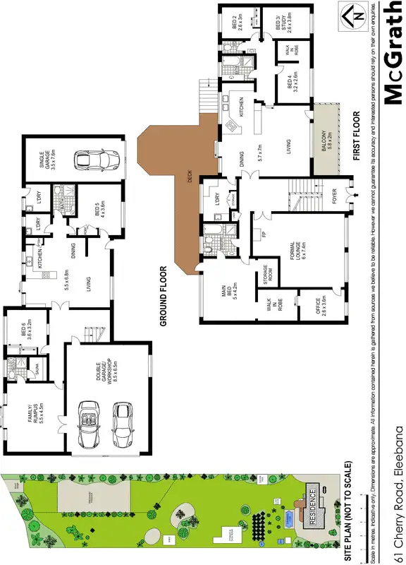 Floorplan of Homely rural property listing, 61 Cherry Road, Eleebana NSW 2282