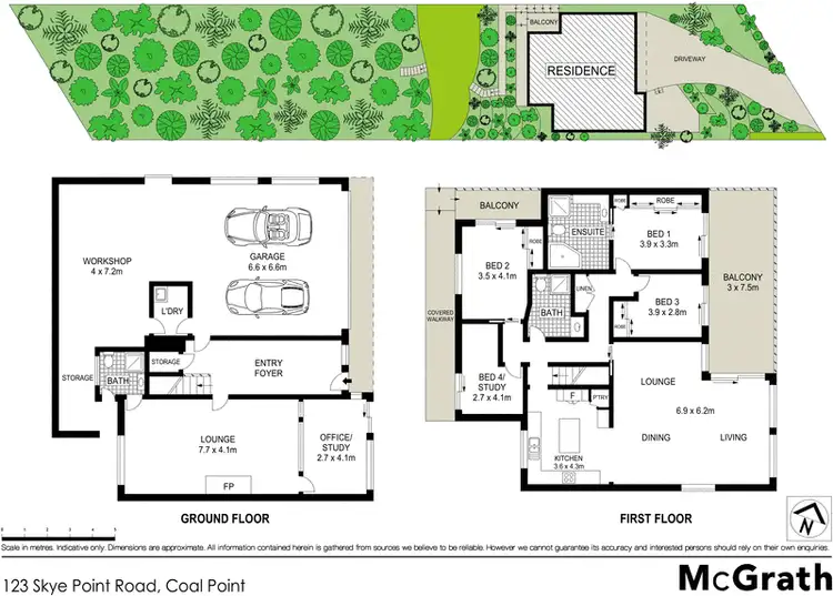 Floorplan of Homely house listing, 123 Skye Point Road, Coal Point NSW 2283