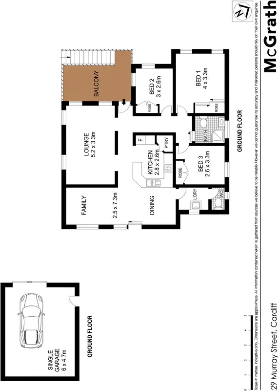 Floorplan of Homely house listing, 29 Murray Road, Cardiff NSW 2285