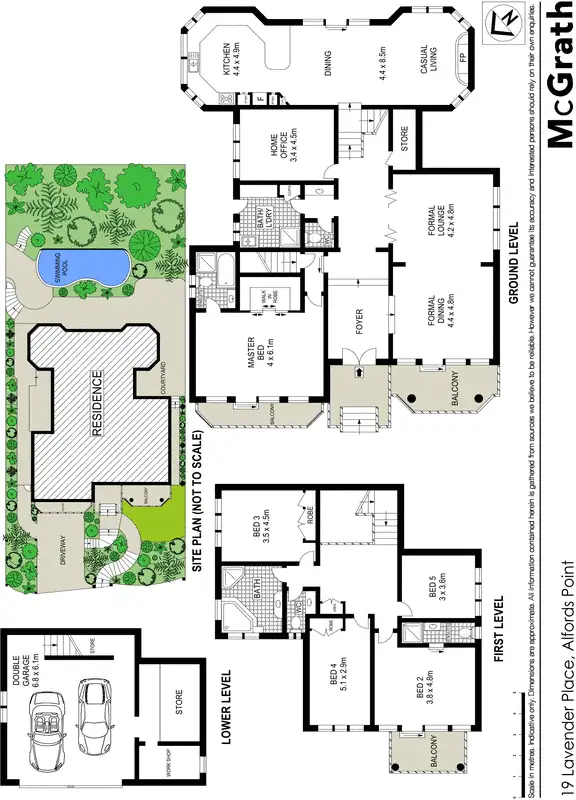 Floorplan of Homely house listing, 19 Lavender Place, Alfords Point NSW 2234