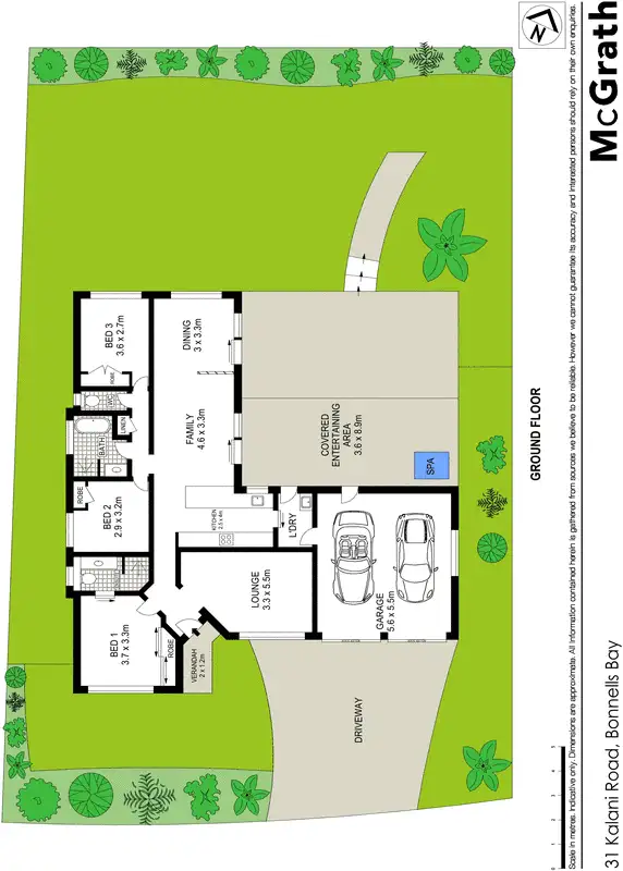 Floorplan of Homely house listing, 31 Kalani Road, Bonnells Bay NSW 2264