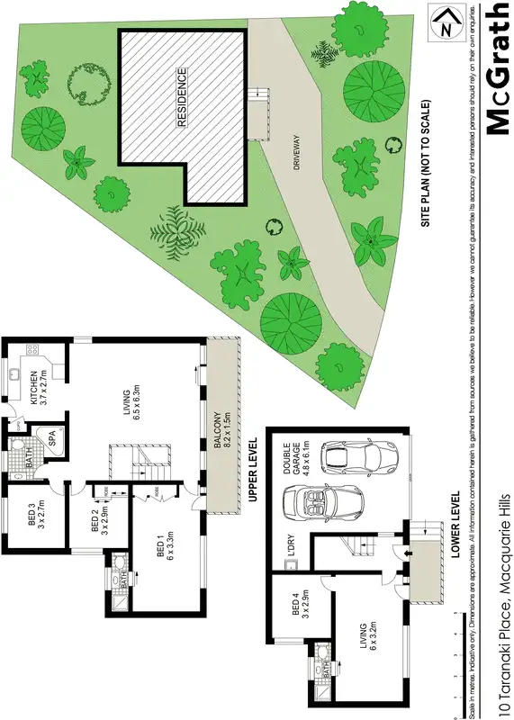 Floorplan of Homely house listing, 10 Taranaki Place, Macquarie Hills NSW 2285
