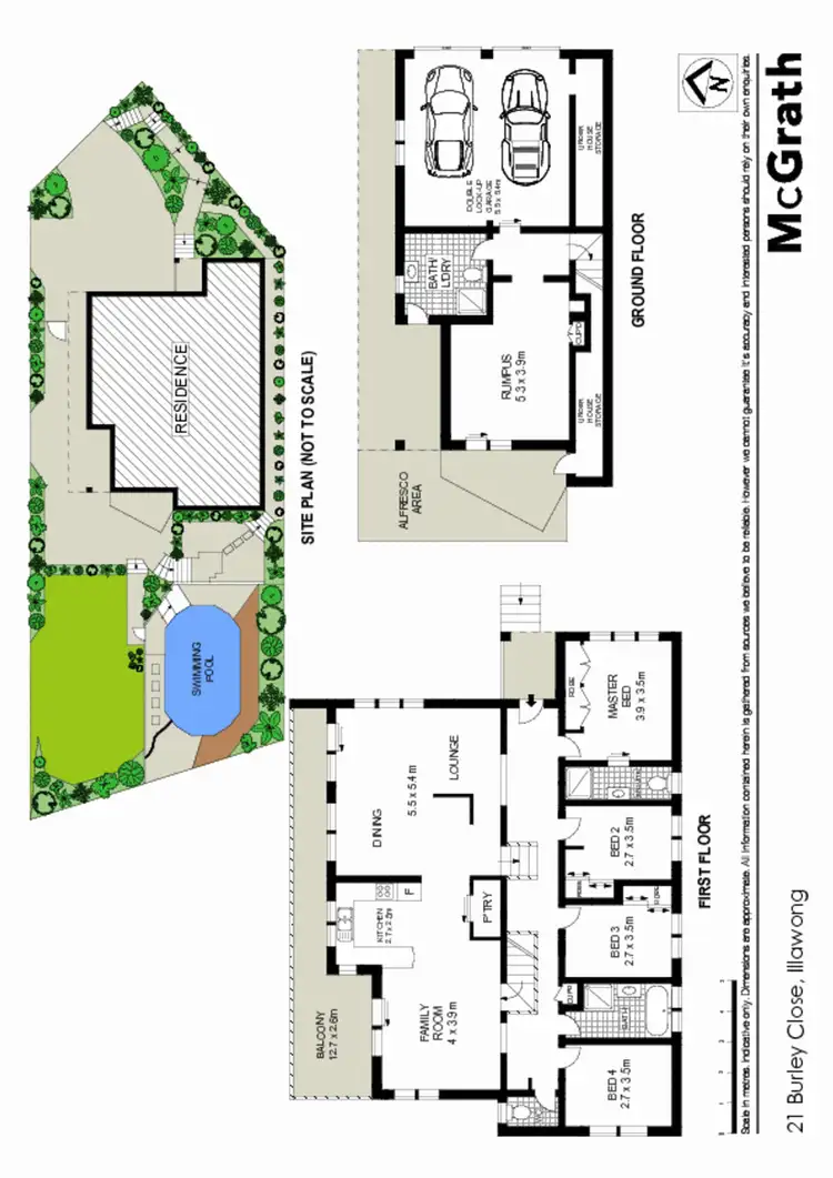 Floorplan of Homely house listing, 21 Burley Close, Illawong NSW 2234