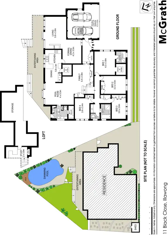 Floorplan of Homely house listing, 11 Black Close, Illawong NSW 2234
