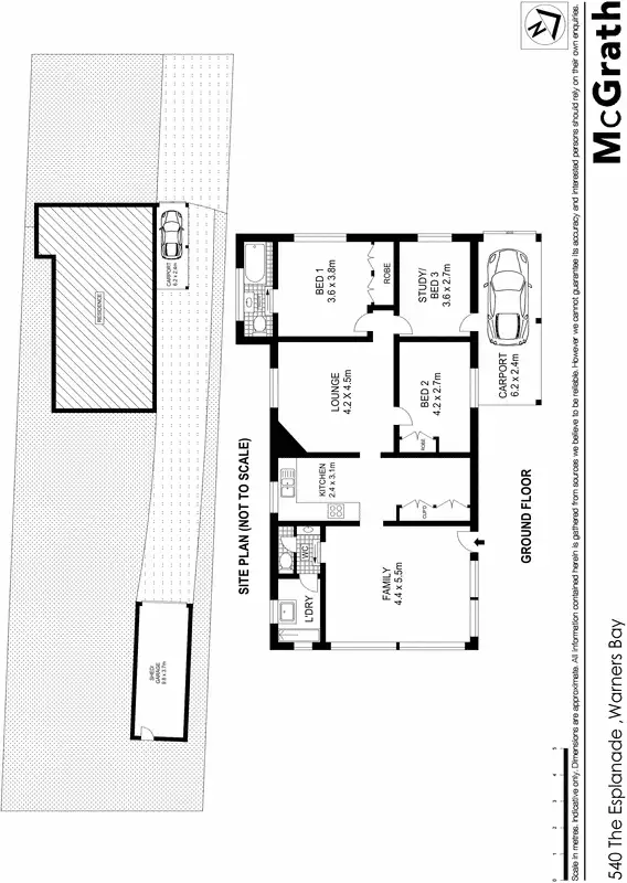 Floorplan of Homely house listing, 540 The Esplanade, Warners Bay NSW 2282