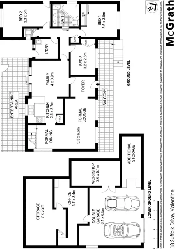 Floorplan of Homely house listing, 18 Suffolk Drive, Valentine NSW 2280