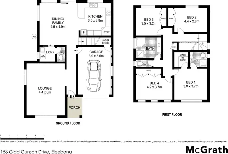 Floorplan of Homely house listing, 158 Glad Gunson Drive, Eleebana NSW 2282