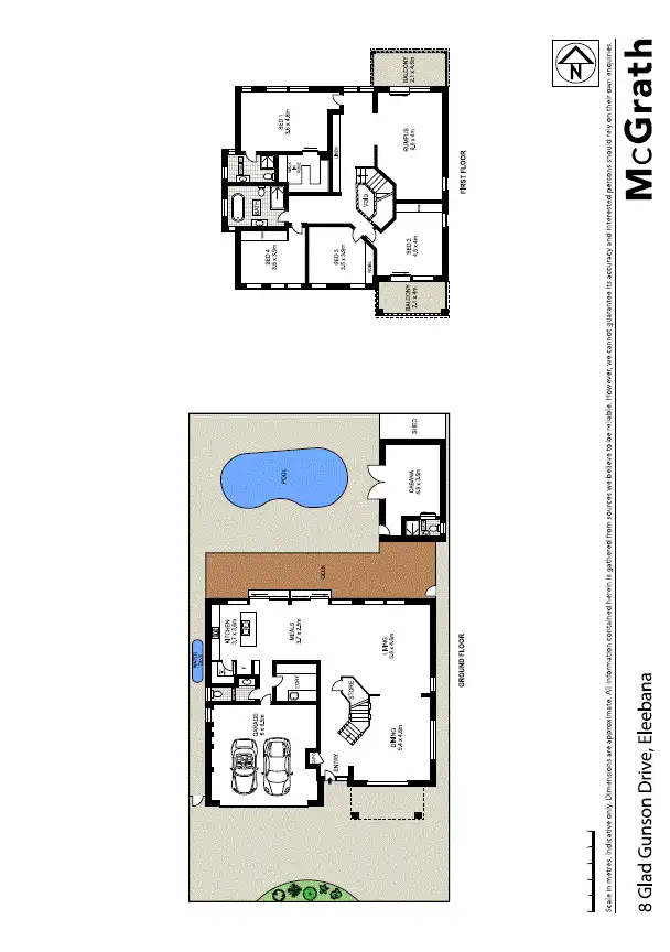 Floorplan of Homely house listing, 8 Glad Gunson Drive, Eleebana NSW 2282