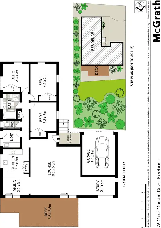 Floorplan of Homely house listing, 76 Glad Gunson Drive, Eleebana NSW 2282