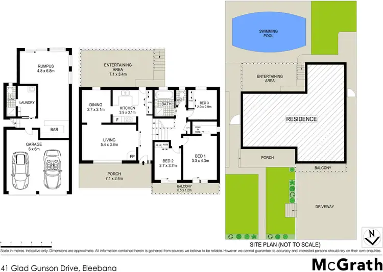 Floorplan of Homely house listing, 41 Glad Gunson Drive, Eleebana NSW 2282