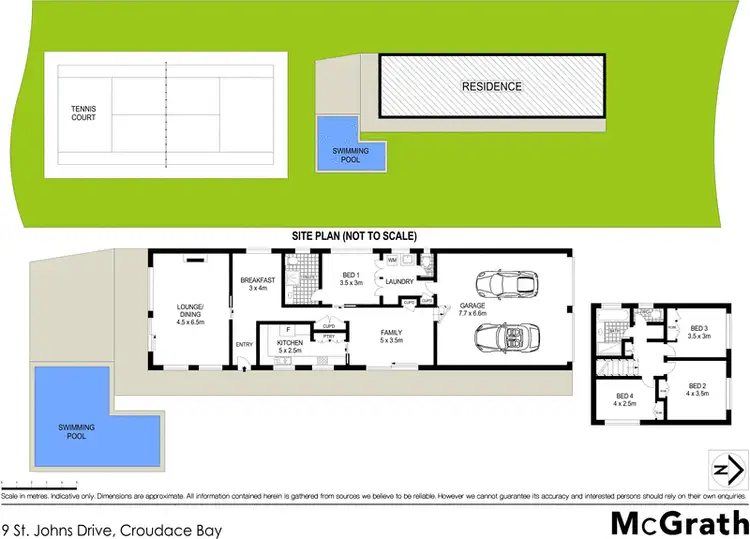 Floorplan of Homely house listing, 9 St Johns Drive, Croudace Bay NSW 2280