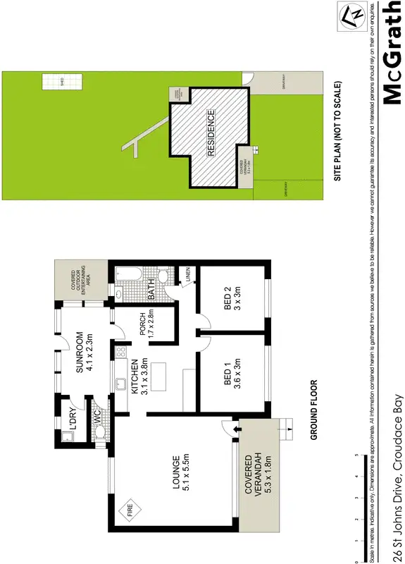 Floorplan of Homely house listing, 26 St Johns Drive, Croudace Bay NSW 2280