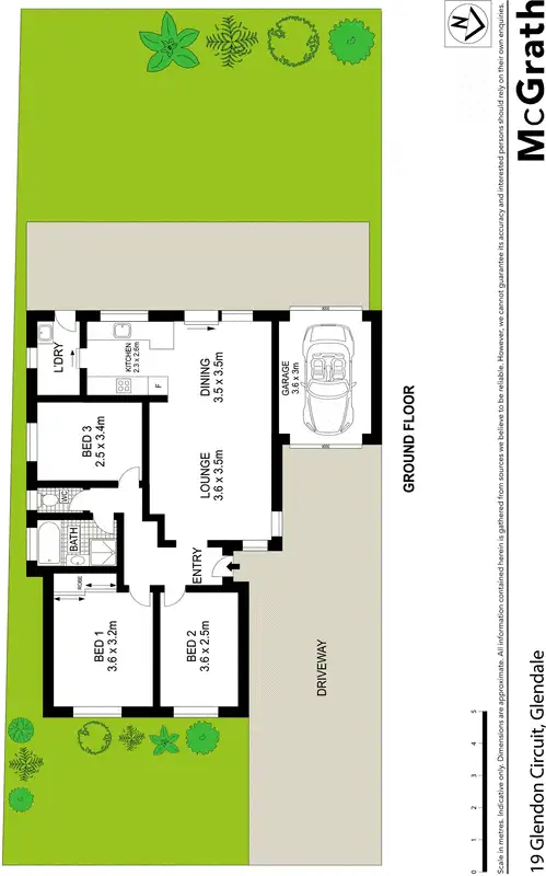 Floorplan of Homely house listing, 19 Glendon Crescent, Glendale NSW 2285