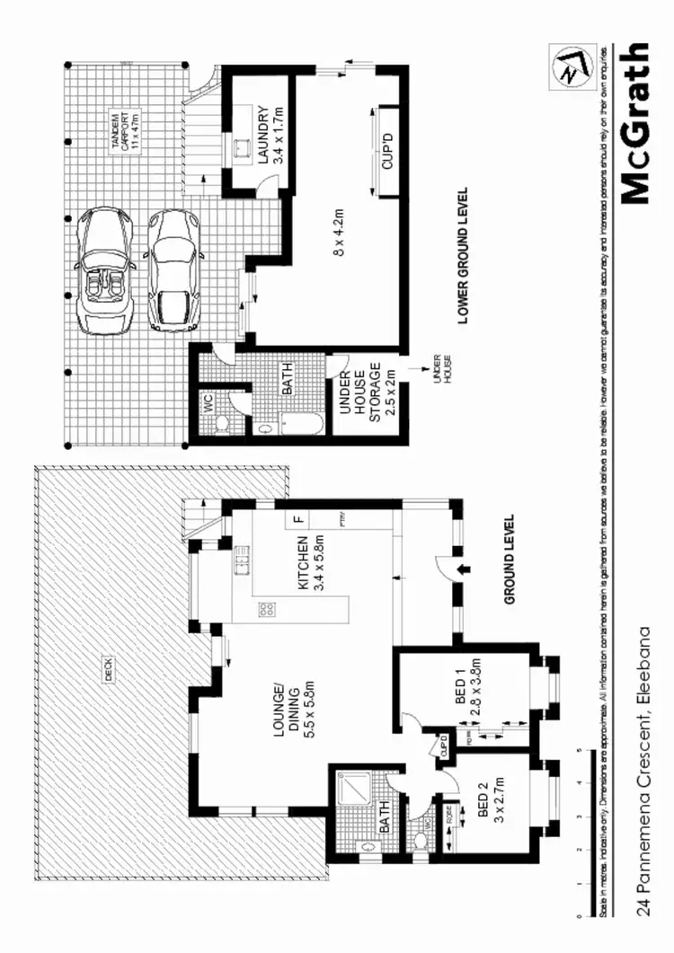 Floorplan of Homely house listing, 24 Pannamena Crescent, Eleebana NSW 2282