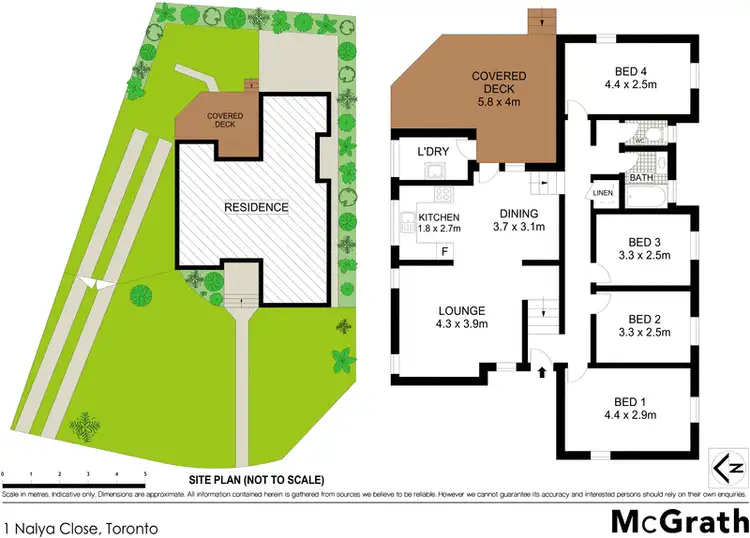 Floorplan of Homely house listing, 1 Nalya Close, Toronto NSW 2283