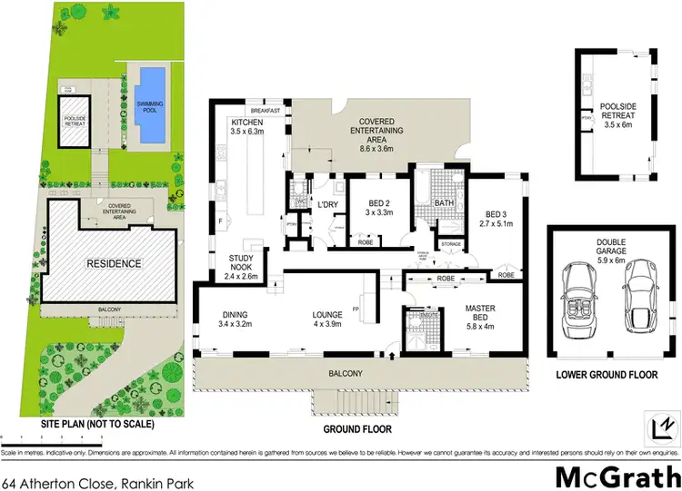 Floorplan of Homely house listing, 64 Atherton Close, Rankin Park NSW 2287