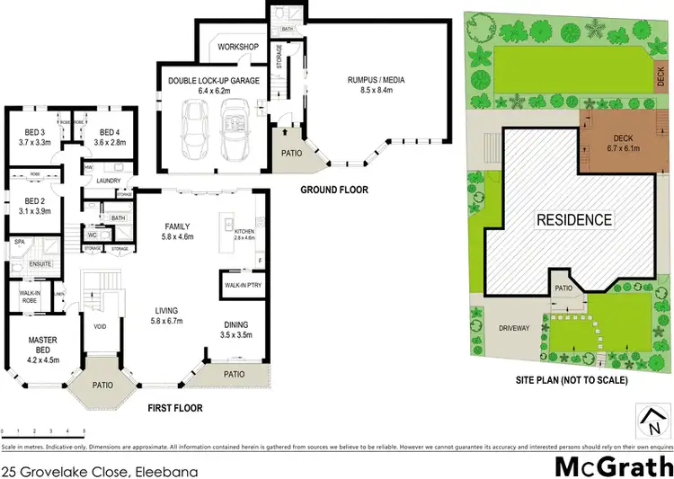 Floorplan of Homely house listing, 25 Grovelake Close, Eleebana NSW 2282