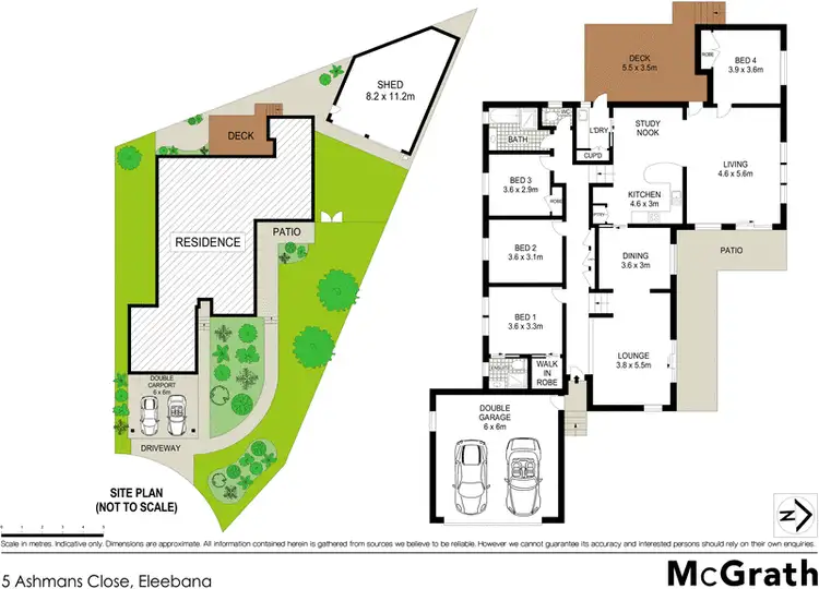 Floorplan of Homely house listing, 5 Ashmans Close, Eleebana NSW 2282