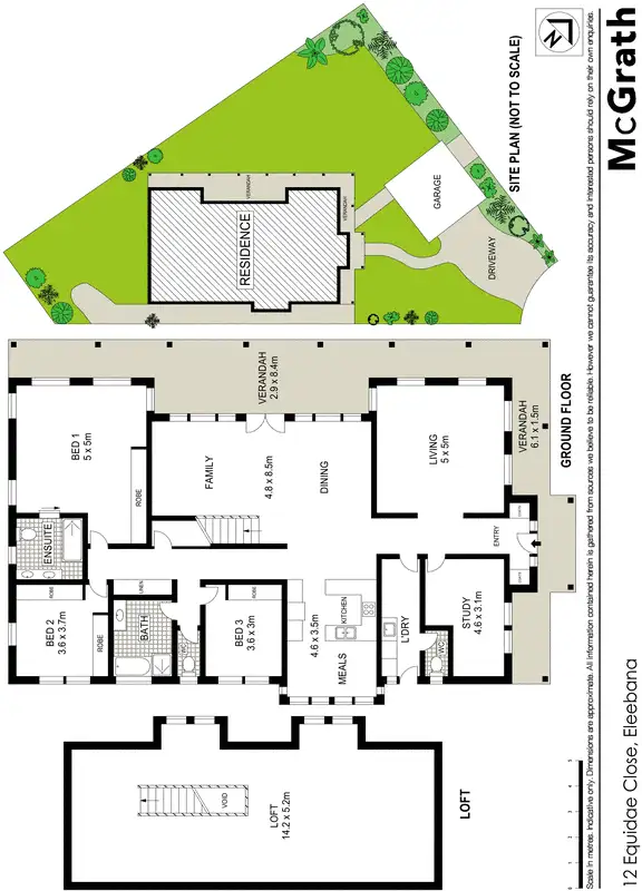 Floorplan of Homely house listing, 12 Equidae Close, Eleebana NSW 2282