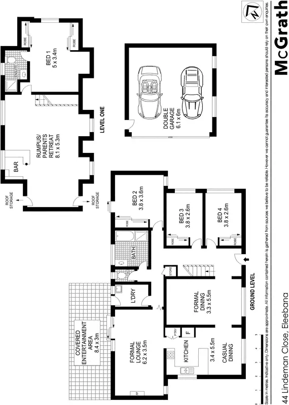 Floorplan of Homely house listing, 44 Lindeman Close, Eleebana NSW 2282