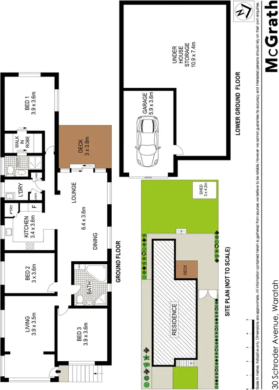 Floorplan of Homely house listing, 30 Schroder Avenue, Waratah NSW 2298