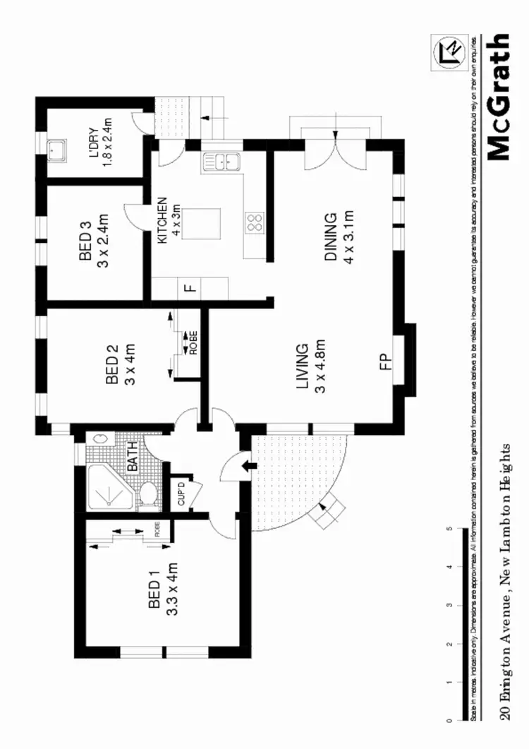 Floorplan of Homely house listing, 20 Errington Avenue, New Lambton NSW 2305