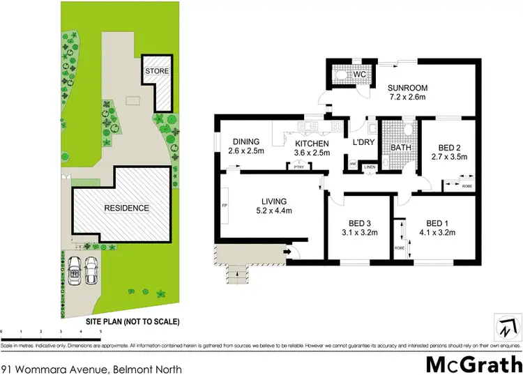 Floorplan of Homely house listing, 91 Wommara Avenue, Belmont North NSW 2280