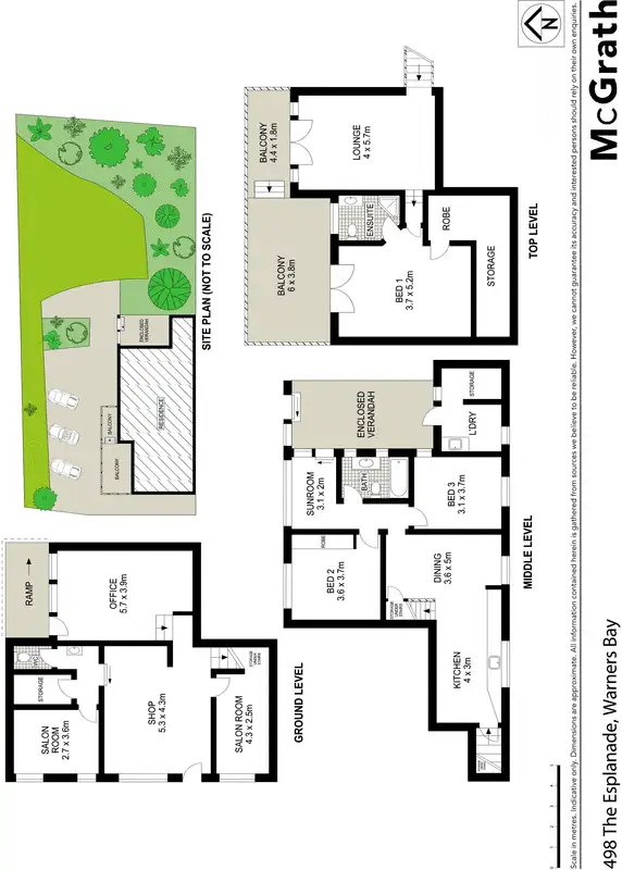 Floorplan of Homely house listing, 498 The Esplanade, Warners Bay NSW 2282