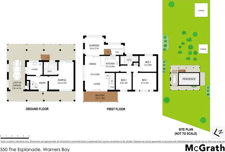 Floorplan of Homely house listing, 550 The Esplanade, Warners Bay NSW 2282